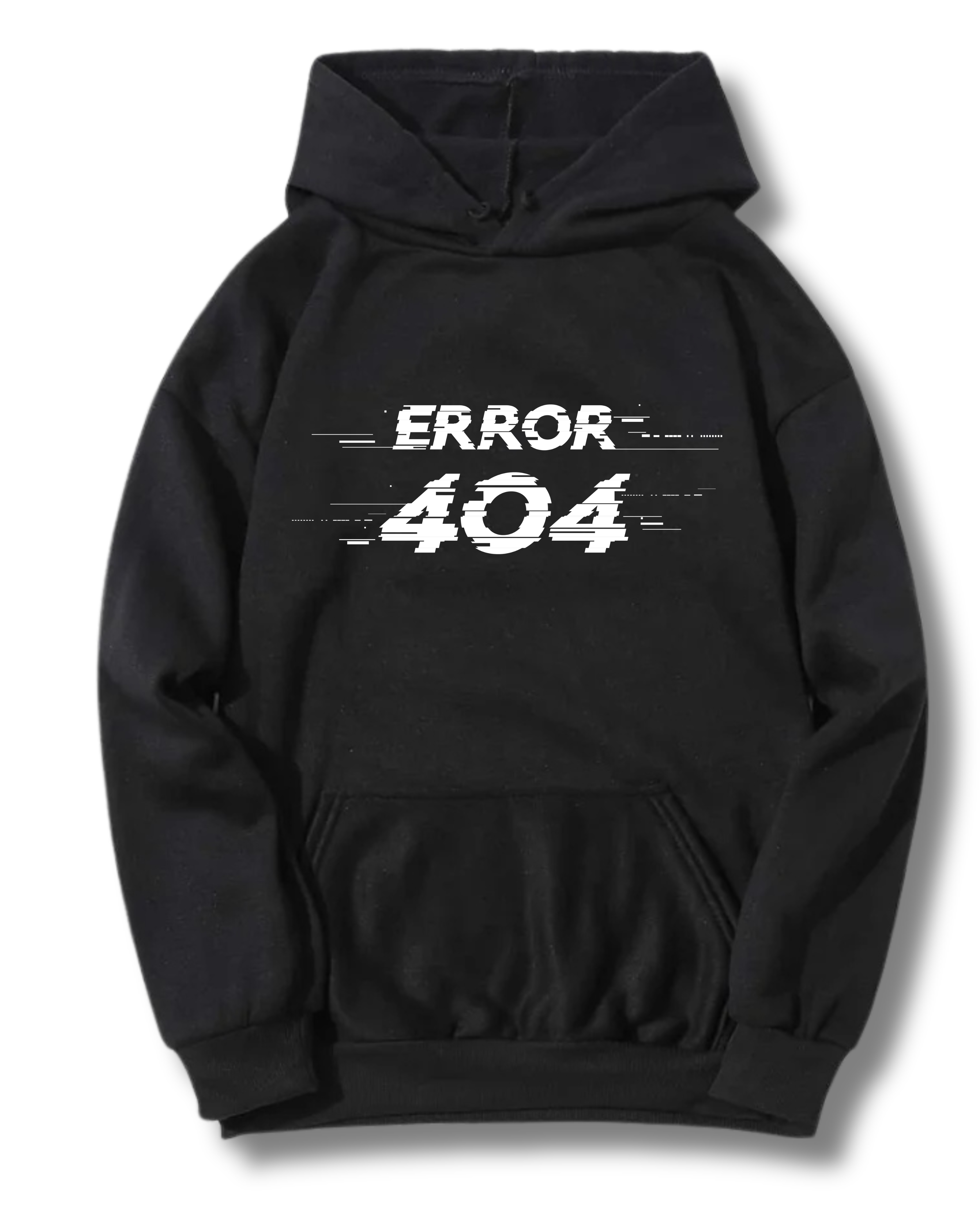 Hanorace barbati - Hanorac Unisex cu Imprimeu, Error 404, Bumbac