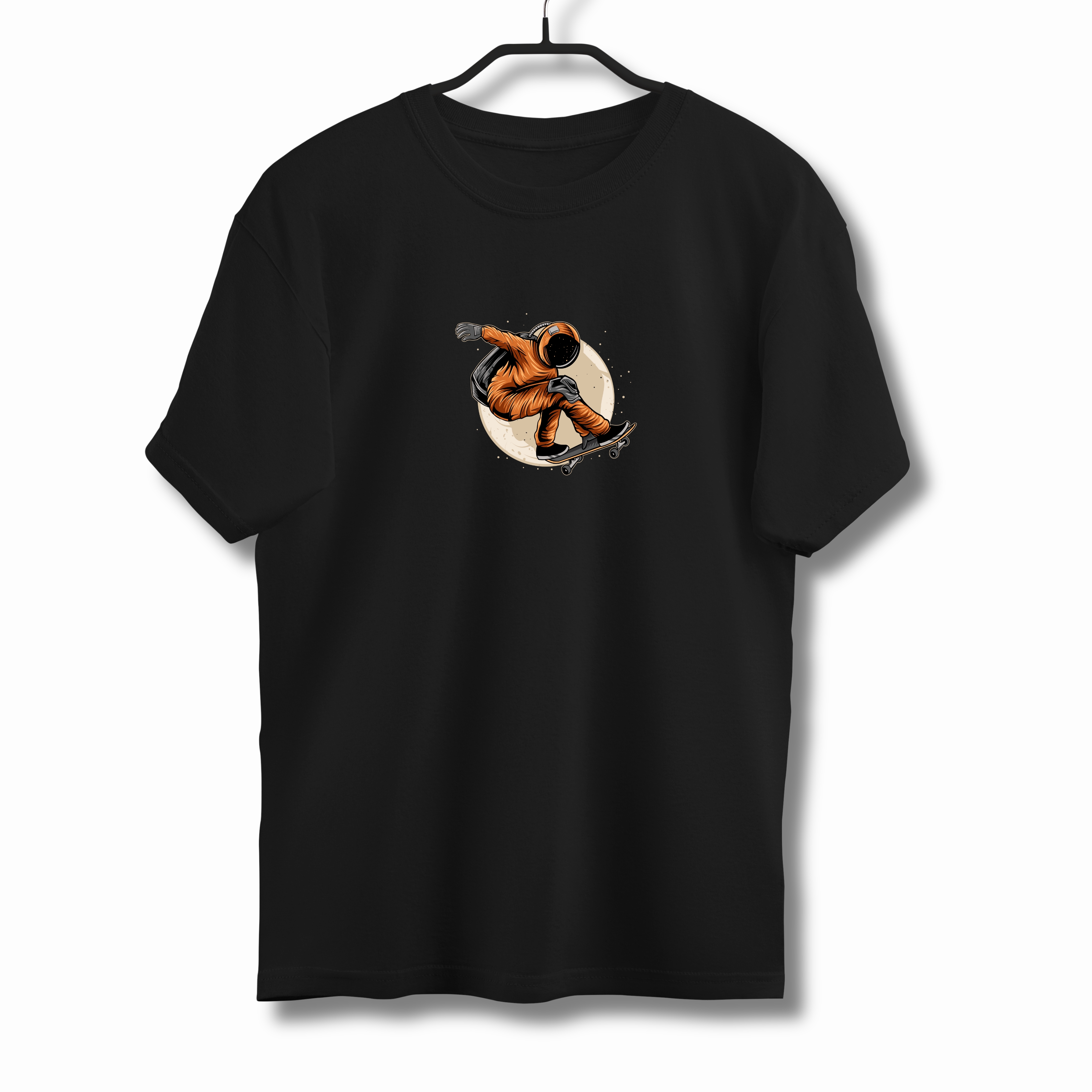 Tricouri cu Imprimeu - Tricou Barbati cu Imprimeu Fata-Spate, Cosmo, Bumbac