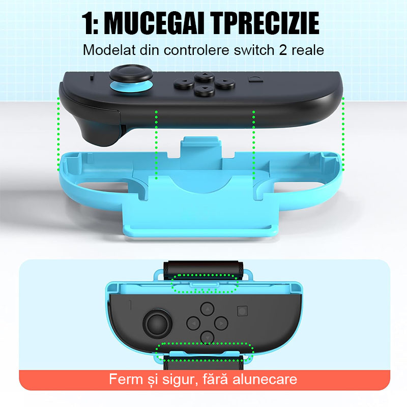 Set 2 bratari reglabile pentru Just Dance, Nintendo Switch 2
