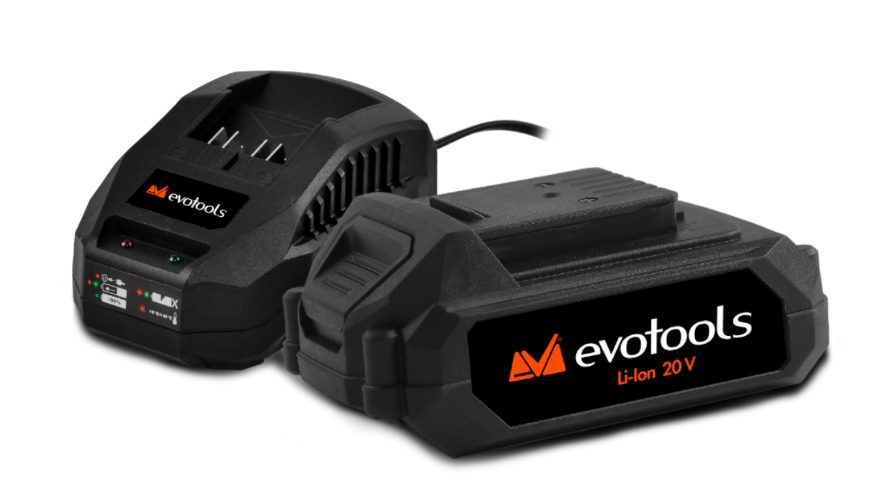 Acumulatori si incarcatoare scule electrice - Kit Acumulator si Incarcator MAX 20V POWER Evotools.