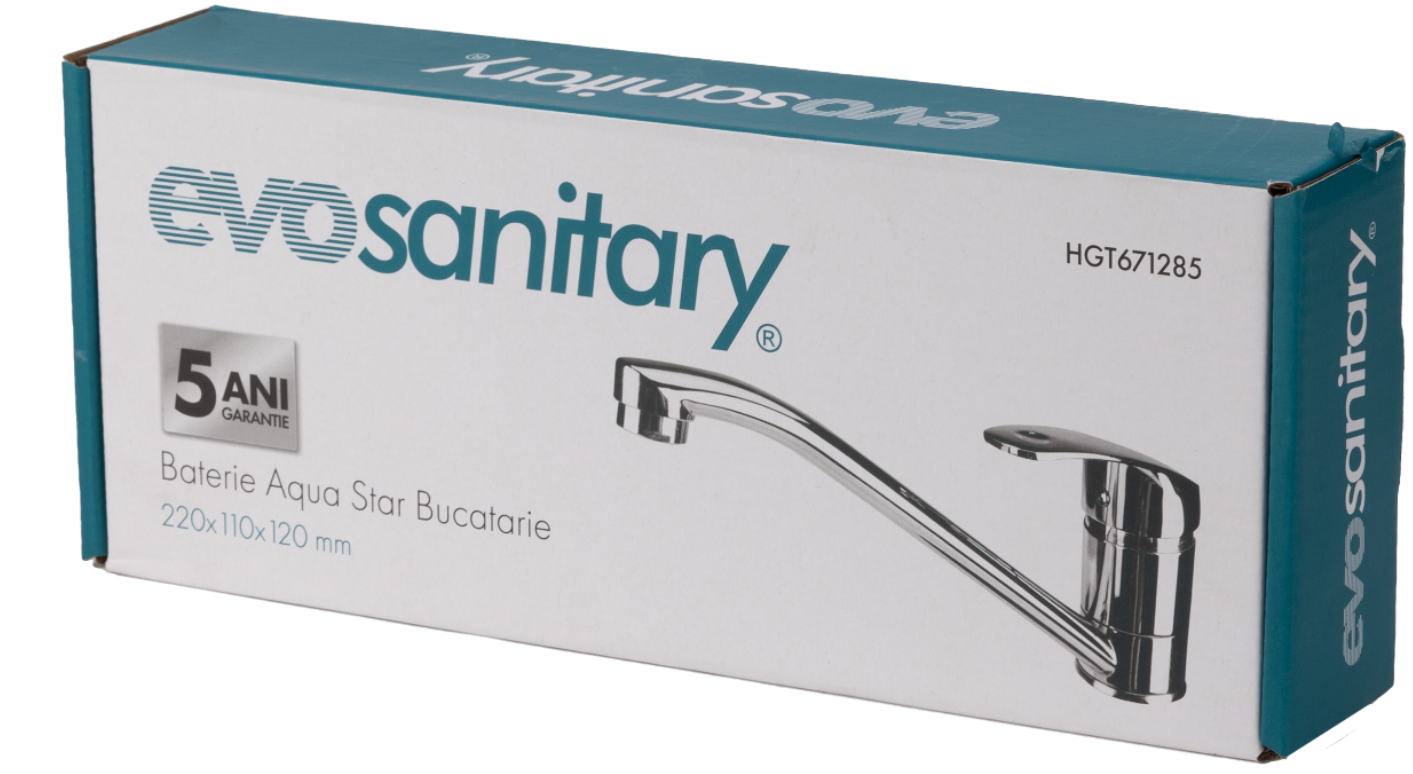 Sanitare - Baterie Aqua Star Bucatarie / L[mm]: 220; H[mm]: 110; Hu[mm]: 120