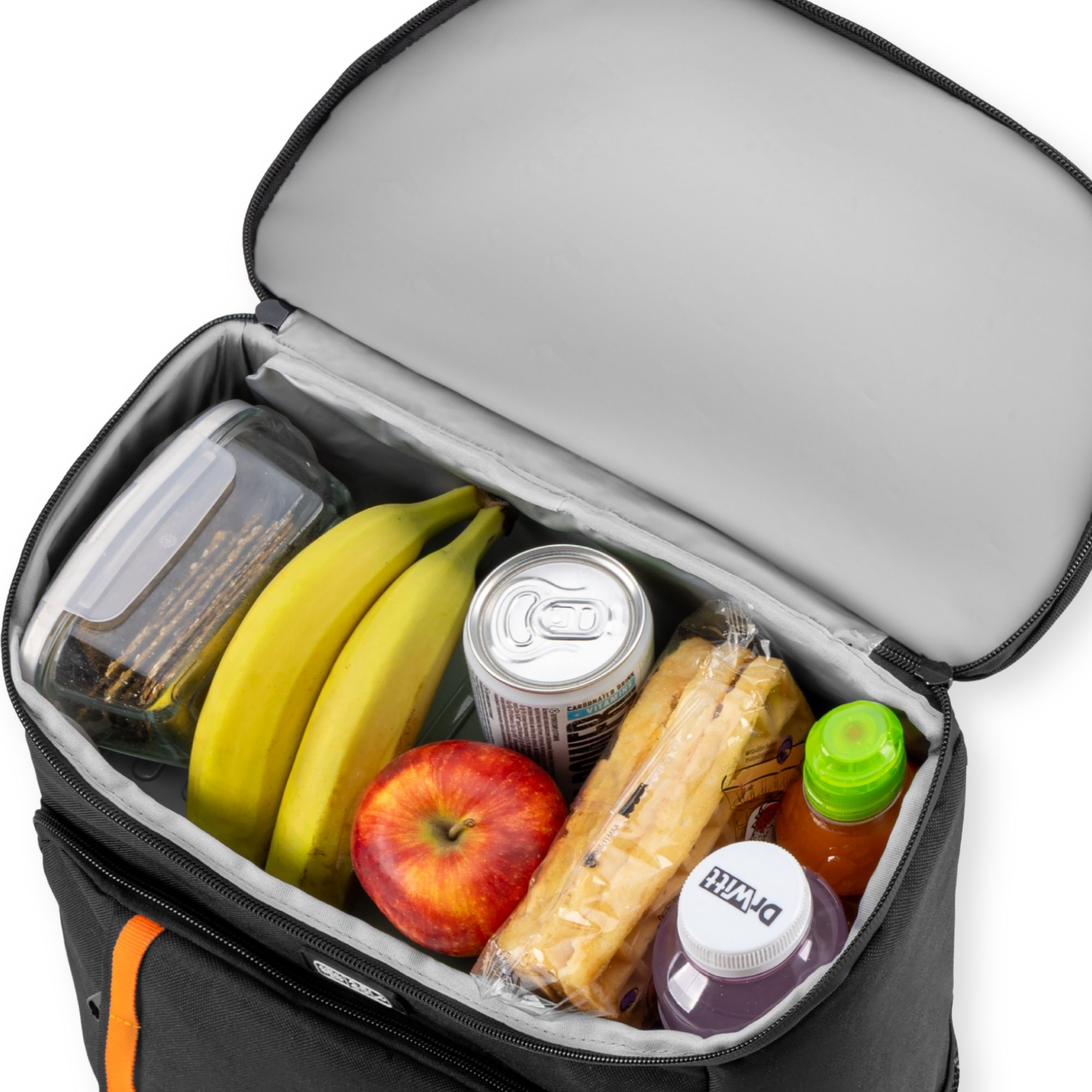 Zagatto ZG957 interior deschis cu alimente fructe conserve bauturi capacitate 25L
