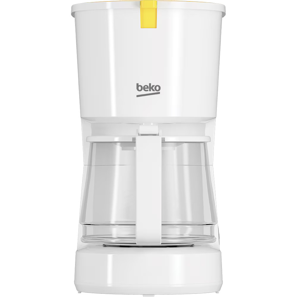 Cafetiera BEKO CFM4340W, carafa sticla 1.25l, 900W, filtru detasabil, indicator apa, prepari pana la 10 cani de cafea rapid si usor, alb-gri [2]