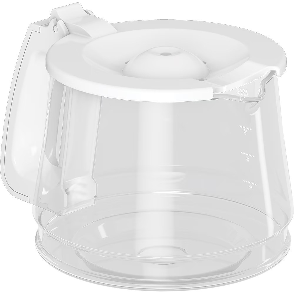 Cafetiera BEKO CFM4340W, carafa sticla 1.25l, 900W, filtru detasabil, indicator apa, prepari pana la 10 cani de cafea rapid si usor, alb-gri [1]