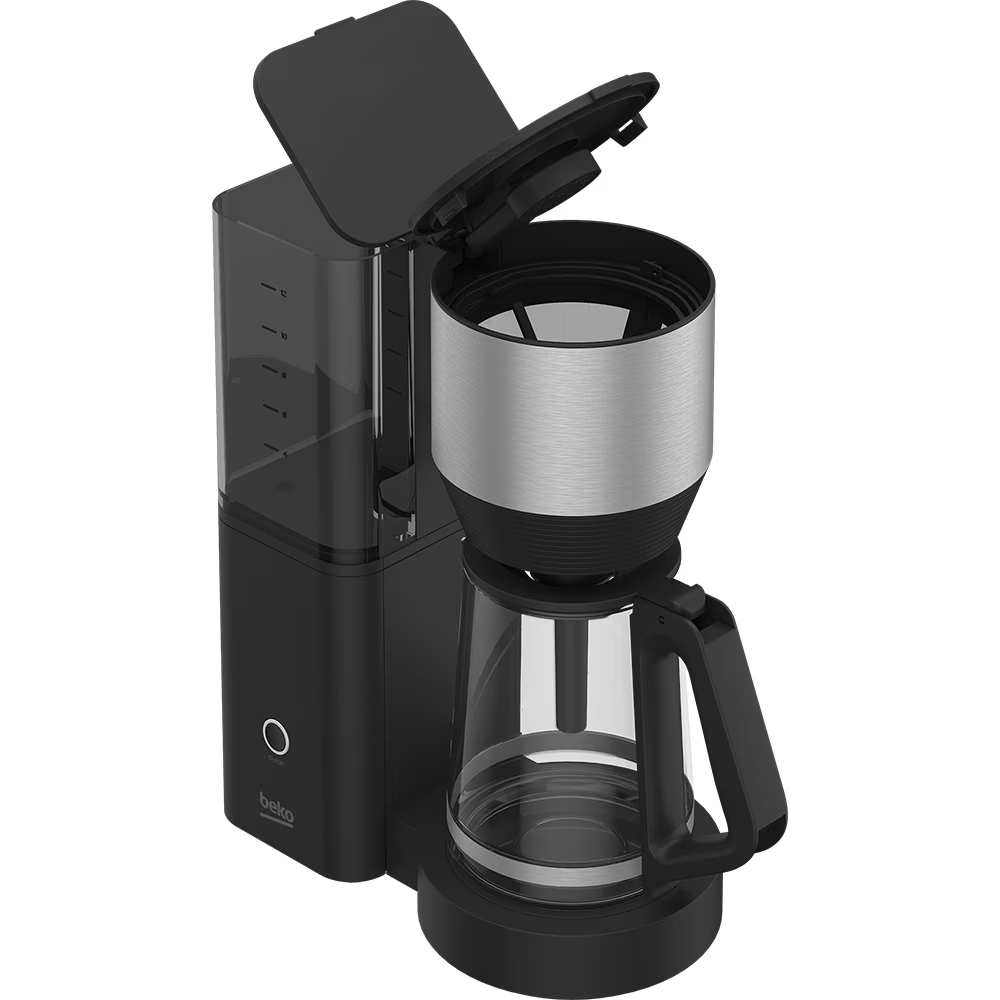 Cafetiera BEKO CFM7353I, 1.3l, 1150W, 10 cesti, oprire automata, sistem anti-picurare DripStop, functie Keep Warm cafea calda mereu, fara risipa, negru-argintiu [3]