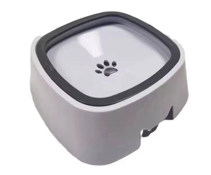 Castroane si adapatori animale - Bol Apa cu Suspensie Pentru Caini si Pisici Smartix, cu Functie Antistropire, Rama Alotanta, Sistem Antialunecare, 21 cm X 21 cm, Adapator 1.5 lit